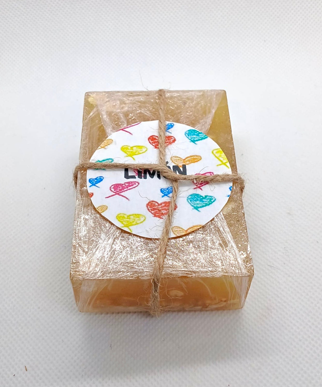 Jabón de Limón, Cúrcuma y Cáscara de mandarina